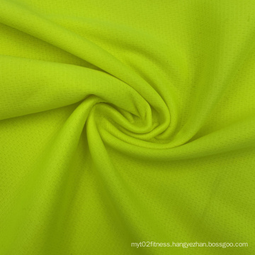 Sportswear Stretch Breathable Pure Polyester Pique Fabric